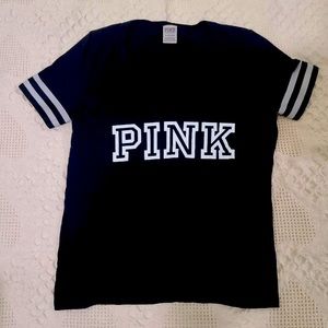 Victoria Secret’s Pink t-shirt, color: black & white, size:small